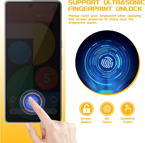 4+4 Pack Screen Protector & Camera Lens Protector for Google Pixel 7, 9H Tempered Glass, Bubble Free