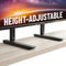 ECHOGEAR Universal Large TV Stand, Height Adjustable Base for TVs up to 77", Wobble-Free Replacement Stand