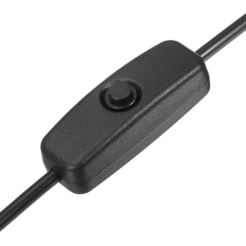 MECCANIXITY USB Cable with 501 ON/Off Switch, USB Male to DC 5.5x2.1mm Power Cable 150cm for Camera Hard Disk Box