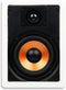 Micca M-6S 2-Way in-Wall Speaker, 6.5" Woofer, 1" Tweeter, 7.3"(W) by 10.7"(H) Cutout, White