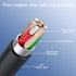 USB 2.0 Type C Panel Mount Adapter Cable, 90 Degree Angle USB C Male to Female Extension, 1ft/30cm