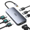 USB C Docking Station Dual Displayport, Selore Laptop Docking Station with Dual Monitor, USB C Hub with 2 DP, HDMI,
