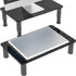 Hemudu 2 Pack Computer Monitor Stand Riser with Height Adjustable Multi Media