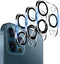Tempered Glass Camera Lens Protector for iPhone 12 Pro Max 6.7" - 3 Pack, Ultra HD, 9H Hardness, Anti-Scratch, Easy