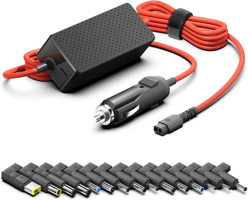 TAIFU Universal Power Adapter - 138W, 100W, 90W, 65W, 45W Laptop Car Charger for HP, Dell, Lenovo