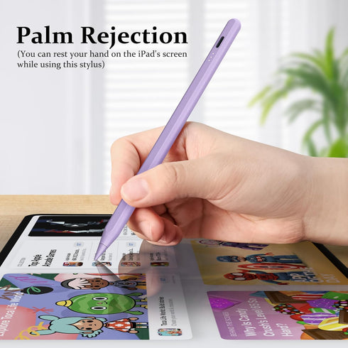 Stylus Pen for iPad with Palm Rejection - Tilt Sensitivity, 13 Mins Fully Charged, MEKO Active Apple Pencil Compatible