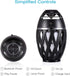 DiKaou BT4.2 Led Flame Table lamp, Torch Atmosphere Bluetooth Speakers&Outdoor Portable Stereo Speaker with HD Audio