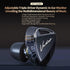 KZ Vader Triple Driver HIFI IEM Music Earphone, Wired Sport Earbud Headphones with 4 Tuning Levels, Balanced Version,