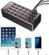 100w 24(20A) Port USB Fast Charging Station, Travel Desktop Rapid Charger for Smartphones, Tablets