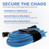 Reusable Cinch Straps 20" x 1" - Premium Quality Hook and Loop Safety Straps, 15 Pack