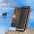 Outdoor Solar Portable Power Bank with Wireless Charging, 10000mAh Battery, IP65 Waterproof, LED Flashlight