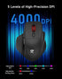 Redragon 2.4GHz 6 4000 Big Wireless Mouse for Medium to Large Hands, Ergonomic Computer Mouse, Buttons, DPI, Full Sized