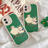 Casechics iPhone 14 Pro Case - Cute Kawaii Bunny Duck, Soft Shockproof PU Leather, Bumper & Camera Lens Protection