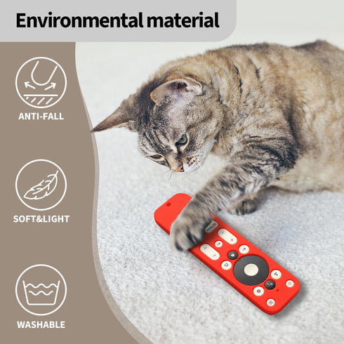 Hi Color 4K 100024646 100026240 Silicone Cover Compatible with Onn TV UHD Streaming Stick TV Box Remote Anti Slip