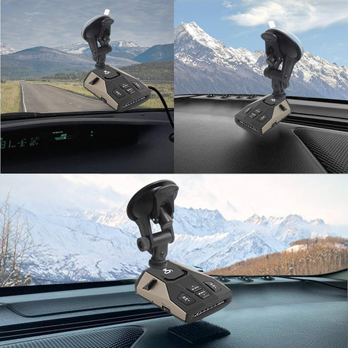 Suction Radar Detector Mount - Windshield & Dashboard Holder for Cobra Radar Detectors RAD 450, ESD-6100, and More