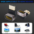 8K HDMI 2.1 Adapter 90 Degree and 270 Degree, Right Angle HDMI Male to Female Connector Converter, 2 Pack