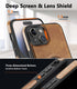 Luxury Leather Business Phone Case for iPhone 15 (2023, 6.1”) - Ultra Slim, Scratch Resistant, Anti-Slip (Brown)