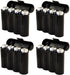 4 Pack AA/AAA/CR123A Black Battery Holder Storage Cases