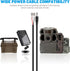CYD 22AWG 12v 4.0mm 1.7mm 2m 2A Power Cable x DC Power Cord Male Connectors DC Pigtail Adapter Barrel Jack Socket Wire