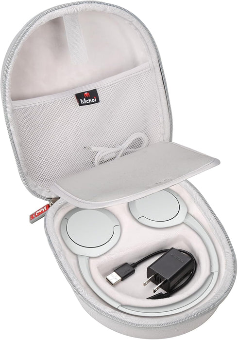 Mchoi Hard Case Suitable for Sony WH-CH520/510/JBL Tune 510BT/500BT Headphone, Waterproof Shockproof Travel Protective Case, Case Only,Gray