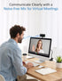 Majiphi 2K Webcam for PC, Streaming Camera, Web Camera for Desktop/Laptop Computer Webcam with Microphone, Plug