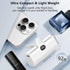 LUCKYDUO iPhone,5000mAh Pack 14/13/12/11/XR/SE/8/7 Mini Portable Charger for Ultra Compact Small Power Bank Built
