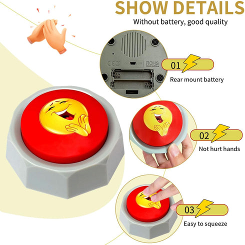 RIBOSY Applause Button - Button Applauds When Pressed for Extra Fun