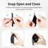 YINYOO 1PCS BP01 ZS10 1PCS) KBEAR Plus in Ear Monitor Case for IEMS, Mini Portable PU Leather Headphones Case