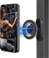 HOYXUN 360 17-12 Gym Magnetic Phone Holder with Magnet Base Attach to Metal Surface, Rotatable Gym Phone Holder Magnet
