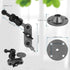 Mippko Stand,360 2-Stage 3.5~7.5" Wall Mount Phone Holder Drilling Base Heavy Duty iPhone Adjustable Arms Mount