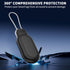 2 Pack Wire Cable Lock Case Cover for Samsung Galaxy SmartTag2, Waterproof