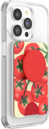 PopSockets Phone Wallet, Expanding Grip, Wireless Charging Compatible, Wallet for MagSafe - Campari