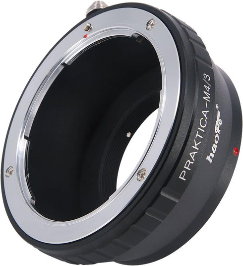 Haoge Manual Lens Mount Adapter for Praktica B PB Mount Lens to Olympus and Panasonic Micro Four Thirds MFT M4/3 M43 Mount Camera