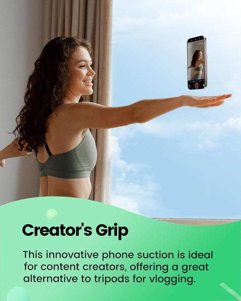amBand Magnetic Suction Phone Grippy for MagSafe Case, Sticky Mount Holder for iPhone 12/13/14/15 Pro