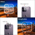 Dengduoduo 3 Pack Tempered Glass Camera Lens Protector for iPhone 14 Pro & Pro Max, Ultra HD, 9H Hardness, Easy Install.