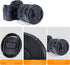 K&F Concept 37mm 9-in-1 Center Pinch Lens Cap + Anti-Loss Keeper Leash + Microfiber Cleaning Cloth Kit
