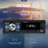CAMECHO MP3 Single Din Car Stereo Bluetooth Audio Digital Media Receiver with USB Port FM Radio, Player, EQ, APP