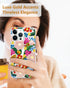 iPhone 15 Pro Max Case with Camellia Blossom Floral Design, Cute Clear Flower Cover for Women, Slim Shockproof Bumper