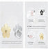 Geettcaifu 4 Flower,360 180Angle Pcs Cell Phone Ring Holder Rotate and Adjustable Metal Finger Ring Socket Grip
