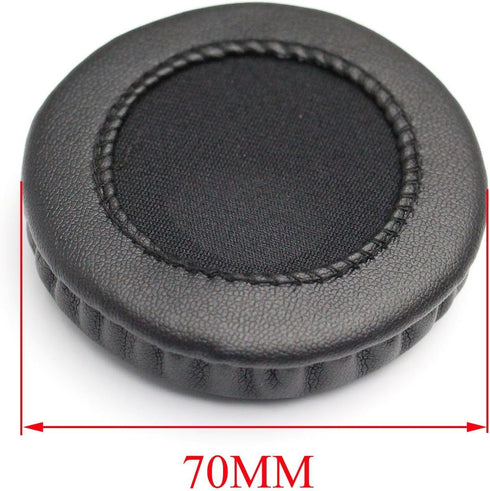 A Pair Black Ear Cushion Replacement Ear Pads Ear Cups For Sony MDR-V150 V250 V300 V100 V200 V400 DR-BT101 ZX100 ZX300 Headphones Headset 70MM
