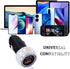USB C Car Charger Adapter 54W, Bling Diamond PD & QC 2-Port Type C Compact Car Charger