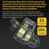 KZ Merga in Ear Monitor Wired, Dual Dynamic Driver Headphones, HiFi Stereo Earbuds for Musician, Black, with Microphone