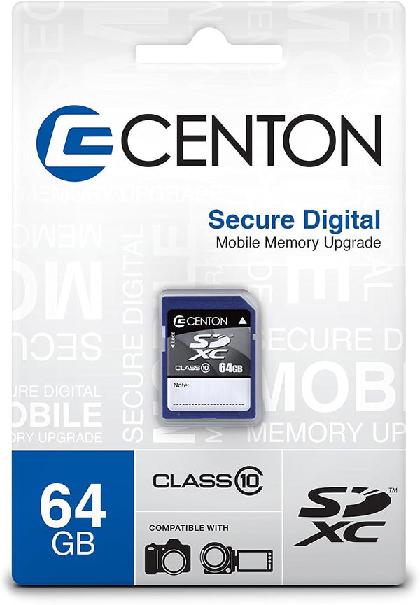 Centon Electronics 64GB Class 10 SD Card (S1-SDXC10-64G)