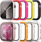 10 Pack Case with Tempered Glass Screen Protector for Apple Watch Series