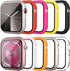 10 Pack Case with Tempered Glass Screen Protector for Apple Watch Series