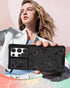 Samsung Galaxy S24 Ultra Case for Women, Cute Black Butterfly Design, Compatible with MagSafe, Camera Cover, 2in1