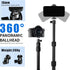 Selens 9.4"-18.5" 1/4" Tabletop Camera Desk Mount Stand, with Ball Head, Adjustable Desktop Stand Mount for DSLR