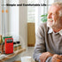 Goodes Portable AM FM Radio with Loud Speaker, Headphone Jack, 2AA Battery Operated for Long Range Reception, Pocket