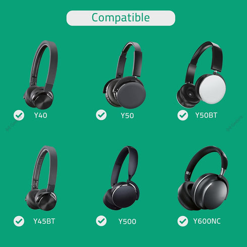 GEEKRIA Audio Cable for AKG N60NC, N700NC, N60, Y600NC, Y500, Y50, Y40, Y50BT, Y45BT, N90Q Headphones (4 ft/1.2 m)