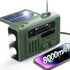 Emergency Weather Radio, 8000mAh Hand Crank Radio, Solar AM/FM/NOAA Portable Radio with Bluetooth Speaker